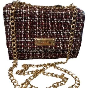 Guess Red and Gold Crossbody Bag